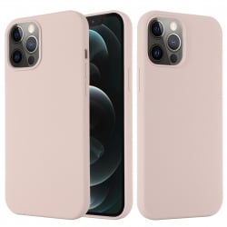 Θήκη iPhone 13 Pro Σιλικόνης Απαλό Ροζ Shockproof Magnetic Magsafe Silicone Case Sand Pink