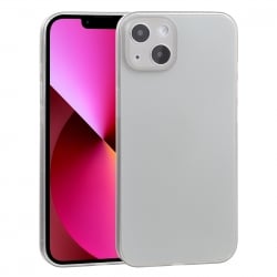 Θήκη iPhone 13 Σιλικόνης Γκρι Silicone Camera Precision Hole Phone Protective Case Grey