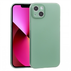 Θήκη iPhone 13 Σιλικόνης Πράσινη  Silicone Camera Precision Hole Phone Protective Case Green