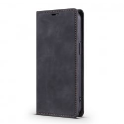 Θήκη iPhone 13 Βιβλίο Μαύρο Skin Feel Dream Series Horizontal Flip Leather Case with Card Slots Black
