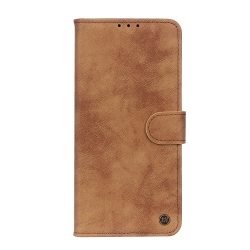 Θήκη iPhone 13 Βιβλίο Καφέ Antelope Texture Magnetic Buckle Horizontal Flip PU Leather Case with Card Slots Brown