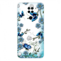 Θήκη Xiaomi Redmi Note 9 Σιλικόνης Πεταλoυδίτσες Shockproof Painted TPU Protective Case Chrysanthemum Butterfly