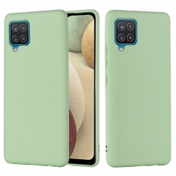 Θήκη Samsung Galaxy A22 4G / M32 4G Σιλικόνης Πράσινη Solid Color Liquid Silicone Shockproof Case Green