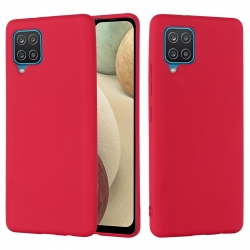 Θήκη Samsung Galaxy A22 4G / M32 4G Σιλικόνης Κόκκινη Solid Color Liquid Silicone Shockproof Case Red