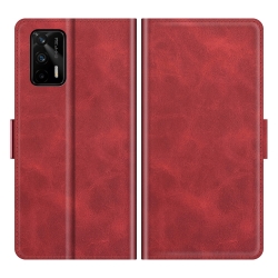 Θήκη Realme GT 5G Βιβλίο Κόκκινο Dual-side Magnetic Buckle Wallet Stand Book Case Red