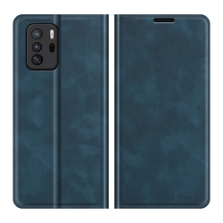 Θήκη Xiaomi Poco X3 GT Βιβλίο Σκούρο Μπλε Retro-skin Business Magnetic Suction Case with Holder Dark Blue