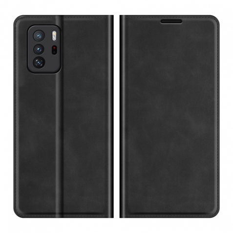 Θήκη Xiaomi Poco X3 GT Βιβλίο Μαύρο Retro-skin Business Magnetic Suction Case with Holder Black
