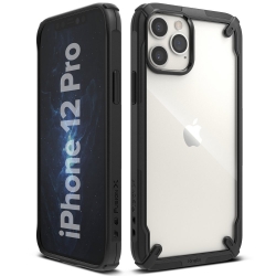 Θήκη Ringke Fusion iphone 12/12 pro X Design durable Black FUAP0024