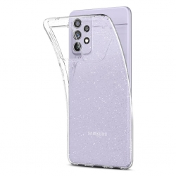 Θήκη Samsung Galaxy A72 4G / A72 5G Διάφανη Spigen Liquid Crystal Glitter Back Cover Crystal Quartz