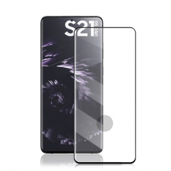 Samsung Galaxy S21 Ultra 5G Προστατευτικό Τζαμάκι Μαύρο mocolo 0.33mm 9H 3D Curved Full Screen Tempered Glass Film