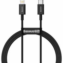 Baseus Superior USB-C to Lightning Cable 20W Μαύρο 1m (CATLYS-A01)