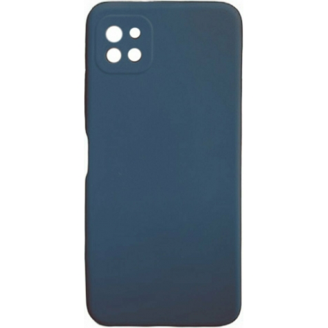 Θήκη Samsung Galaxy A22 5G Σιλικόνης Σκούρο Μπλε Slim Fit Liquid Silicone Case Dark Blue