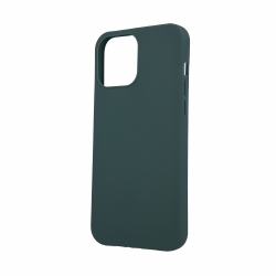 iPhone 13 Pro Max Θήκη Σιλικόνης Σκούρο Πράσινη Matt TPU Silicone Case Forest Green