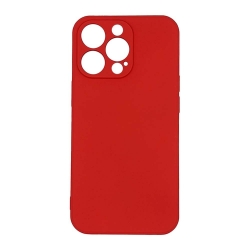 iPhone 13 Pro Max Θήκη Σιλικόνης Κόκκινη Slim Fit Liquid Silicone Case Red