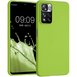 Xiaomi Redmi Note 10 Pro NFC Θήκη Σιλικόνης Απαλό Πράσινο Vennus Real Smooth Silicone Case Light Green