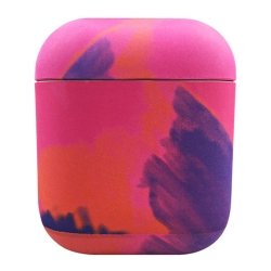 Watercolor Colorful Hard Case Θήκη σε Ροζ χρώμα για Apple Airpods 1 / 2