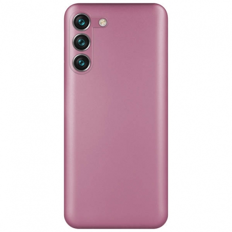 Samsung Galaxy S22 Plus 5G Θήκη Σιλικόνης Ροζ Metallic Silicone Case Pink