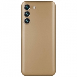 Samsung Galaxy S22 Plus 5G Θήκη Σιλικόνης Χρυσή Metallic Silicone Case Gold
