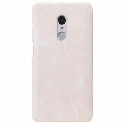 Xiaomi Mi A1 / Mi 5X Σκληρή Θήκη Με Λευκή Δερμάτινη Πλάτη Mofi Leather Hard Case White