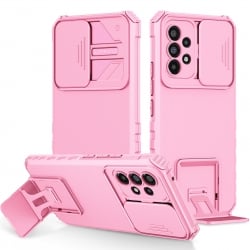 Samsung Galaxy A53 5G Θήκη Ροζ Stereoscopic Holder Sliding Camshield Phone Case Pink