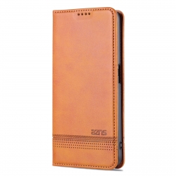 Realme 9i Θήκη Βιβλίο Ανοιχτό Καφέ AZNS Magnetic Calf Texture Flip Phone Case Light Brown