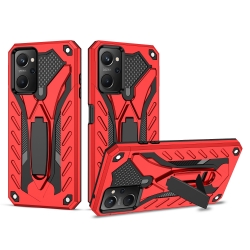 Realme 9i Θήκη Κόκκινη Με Σταντ Shockproof TPU + PC Phone Case Red