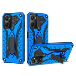 Realme 9i Θήκη Μπλε Με Σταντ Shockproof TPU + PC Phone Case Blue