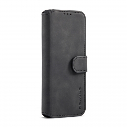 Samsung Galaxy S22 Plus 5G Θήκη Βιβλίο Μαύρο DG.MING Retro Oil Side Horizontal Flip Case Black