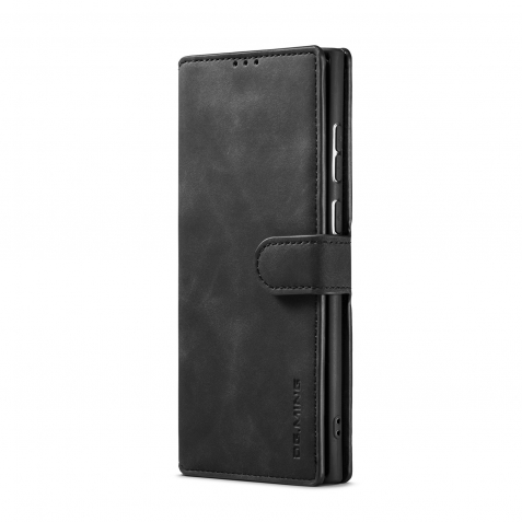 Samsung Galaxy S22 Ultra 5G Θήκη Βιβλίο Μαύρο DG.MING Retro Oil Side Horizontal Flip Case Black