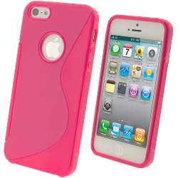 iPhone 5 / 5s Θήκη Σιλικόνης Ροζ Silicone S Case Pink