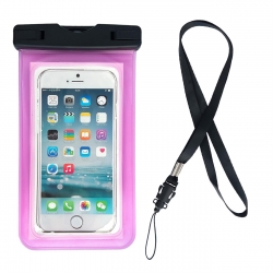 Αδιάβροχη Θήκη Hurtel για Κινητά έως 6.7'' Universal Waterproof Phone Case Pink