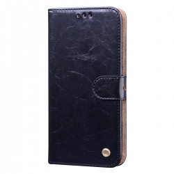Xiaomi Redmi Note 11 / Note 11S Θήκη Βιβλίο Μαύρο Oil Wax Texture Phone Case Black