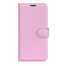 Xiaomi Poco M4 Pro 5G Θήκη Βιβλίο Ροζ Litchi Texture Horizontal Flip Protective Case Pink