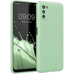 Samsung Galaxy A03s Θήκη Σιλικόνης Πράσινη Matt TPU Silicone Case Green