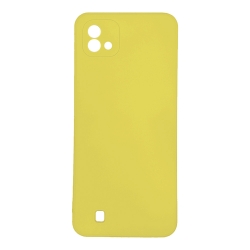 Realme C11 2021 / C20 Θήκη Σιλικόνης Κίτρινη Matt TPU Silicone Case Yellow