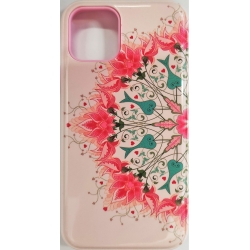 iPhone 11 Pro Σκληρή Θήκη Σιλικόνης Λουλούδια Silicone Case Design 5