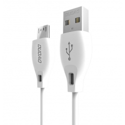 Dudao L4M Regular USB 2.0 to micro USB Cable Λευκό 1m 2.4A