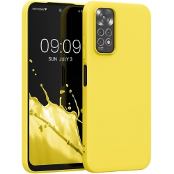 Xiaomi Redmi Note 11 / Note 11S Θήκη Σιλικόνης Κίτρινη Soft Touch Silicone Rubber Soft Case Yellow