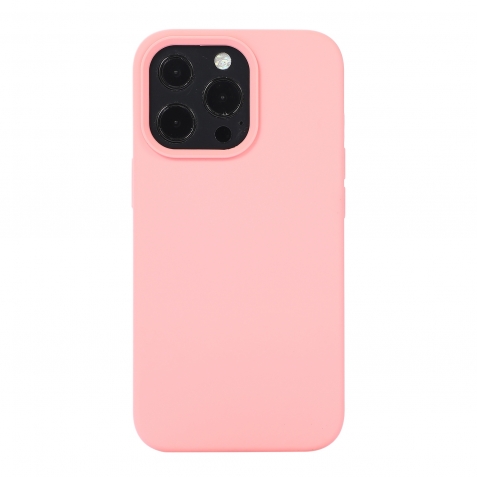 iPhone 14 Pro Max Θήκη Σιλικόνης Ροζ Liquid Silicone Phone Case Pink