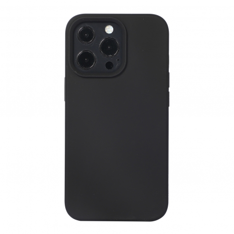 iPhone 14 Pro Θήκη Σιλικόνης Μαύρη Liquid Silicone Phone Case Black