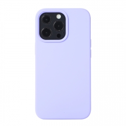 iPhone 14 Pro Θήκη Σιλικόνης Μωβ Liquid Silicone Phone Case Purple