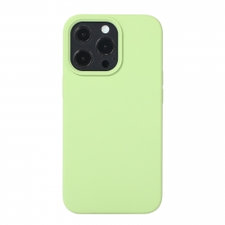 iPhone 14 Pro Θήκη Σιλικόνης Πράσινη Liquid Silicone Phone Case Matcha Green