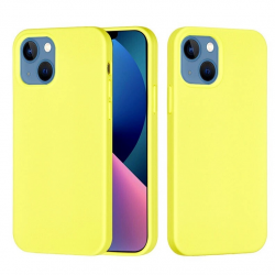 iPhone 14 Plus Θήκη Σιλικόνης Κίτρινη Solid Silicone Phone Case Yellow