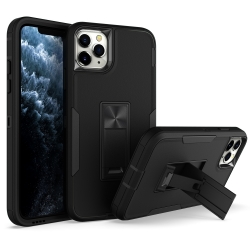 iPhone 13 Pro Max Θήκη Μαύρη Με Σταντ Shockproof TPU + PC Magnetic Protective Case with Holder Black
