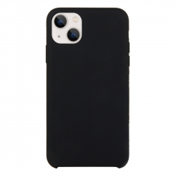 iPhone 13 Θήκη Σιλικόνης Μαύρη Solid Silicone Phone Case Black