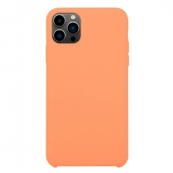 iPhone 13 Pro Θήκη Σιλικόνης Πορτοκαλί Solid Silicone Phone Case Apricot Orange