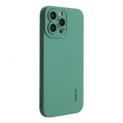 iPhone 14 Pro Θήκη Σιλικόνης Σκούρο Πράσινη ENKAY Liquid Silicone Shockproof Case Dark Green