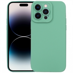 iPhone 14 Pro Θήκη Σιλικόνης Πράσινη Liquid Silicone Full Coverage Phone Case Green