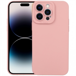 iPhone 14 Pro Θήκη Σιλικόνης Ροζ Liquid Silicone Full Coverage Phone Case Pink
