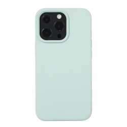 iPhone 14 Pro Θήκη Σιλικόνης Βεραμάν Liquid Silicone Phone Case Emerald Green